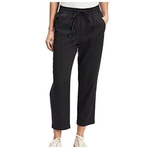 GAP Womens Easy Straight Pull-on Pants True Black Size Large Tall New With Tags